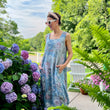 Load image into Gallery viewer, Italian Garden Floral Linen Dress
