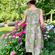 Load image into Gallery viewer, Italian Garden Floral Linen Dress