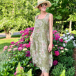 Load image into Gallery viewer, Italian Garden Floral Linen Dress