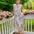 Load image into Gallery viewer, Italian Garden Floral Linen Dress