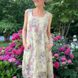 Load image into Gallery viewer, Italian Garden Floral Linen Dress