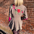 Load image into Gallery viewer, Gabriella Plaid Embellished Blazer