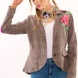 Load image into Gallery viewer, Gabriella Plaid Embellished Blazer