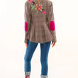 Load image into Gallery viewer, Gabriella Plaid Embellished Blazer