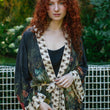 Load image into Gallery viewer, I Dream In Flowers Kimono Duster