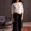 Load image into Gallery viewer, Whip Stitch Crew Neck Cotton Sweater