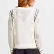 Load image into Gallery viewer, Whip Stitch Crew Neck Cotton Sweater