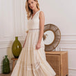 Load image into Gallery viewer, Swiss Dot Tulle V-Neck Dress
