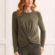 Load image into Gallery viewer, Twist Front Terry Knit Crew