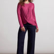 Load image into Gallery viewer, Twist Front Terry Knit Crew