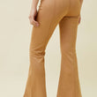 Load image into Gallery viewer, Front Slit Suede Flare Pants