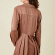 Load image into Gallery viewer, Peplum Back Satin Blouse