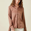 Load image into Gallery viewer, Peplum Back Satin Blouse
