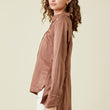 Load image into Gallery viewer, Peplum Back Satin Blouse