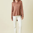 Load image into Gallery viewer, Peplum Back Satin Blouse