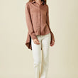 Load image into Gallery viewer, Peplum Back Satin Blouse