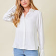 Load image into Gallery viewer, Peplum Back Satin Blouse