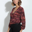 Load image into Gallery viewer, Long Sleeve Surplice Top