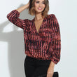 Load image into Gallery viewer, Long Sleeve Surplice Top