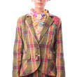 Load image into Gallery viewer, Plaid Statement Blazer