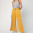 Load image into Gallery viewer, Feelin Good Utility Mineral Wash Wide Leg Pants