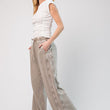 Load image into Gallery viewer, Mineral Washed Terry Knit Pants