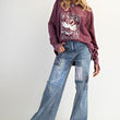 Load image into Gallery viewer, Patchwork Paisley Jeans