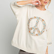 Load image into Gallery viewer, Mineral Washed Peace Pullover