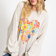 Load image into Gallery viewer, Heart Print Cotton Pullover