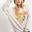 Load image into Gallery viewer, Heart Print Cotton Pullover