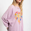 Load image into Gallery viewer, Heart Print Cotton Pullover