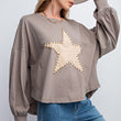 Load image into Gallery viewer, Star Studded Patch Pullover
