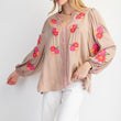 Load image into Gallery viewer, Floral Embroidered Blouse