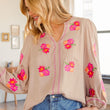 Load image into Gallery viewer, Floral Embroidered Blouse