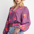 Load image into Gallery viewer, Floral Embroidered Blouse