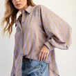 Load image into Gallery viewer, Stripes Oh My Button Up
