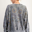 Load image into Gallery viewer, Mineral Flower Pullover