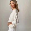 Load image into Gallery viewer, 3/4 Sleeve Everyday Crepe Hacci Tee