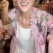 Load and play video in Gallery viewer, Printed Lace & Crochet Duster