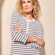 Load image into Gallery viewer, Stripe Right Henley Top
