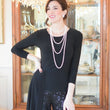 Load image into Gallery viewer, Peplum Top w/Side Ruffle Drape