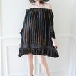 Load image into Gallery viewer, Off The Shoulder Tunic Dress