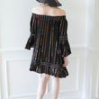 Load image into Gallery viewer, Off The Shoulder Tunic Dress