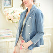 Load image into Gallery viewer, Double Breasted Denim Jacket