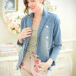 Load image into Gallery viewer, Double Breasted Denim Jacket