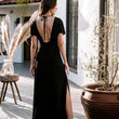 Load image into Gallery viewer, Deep V Maxi W/Side Slits