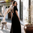 Load image into Gallery viewer, Deep V Maxi W/Side Slits