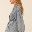Load image into Gallery viewer, Puff Sleeve Denim Jacket