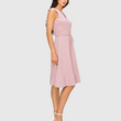 Load image into Gallery viewer, Sleeveless Surplice Wrap Dress w/ Back Pleat