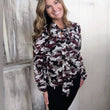 Load image into Gallery viewer, Enjoy The Day Camouflage Print Blouse